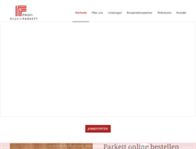 Tablet Screenshot of profi-parkett.com